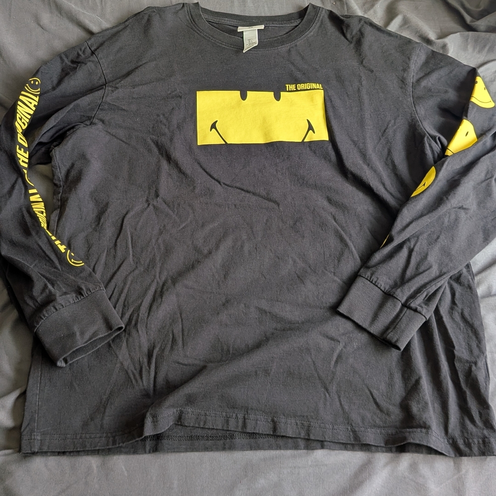 H&M x Smiley Long Sleeve Short - Black